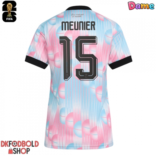 Belgien Thomas Meunier #15 Udebanetrøje Dame VM 2026 Kort ærmer